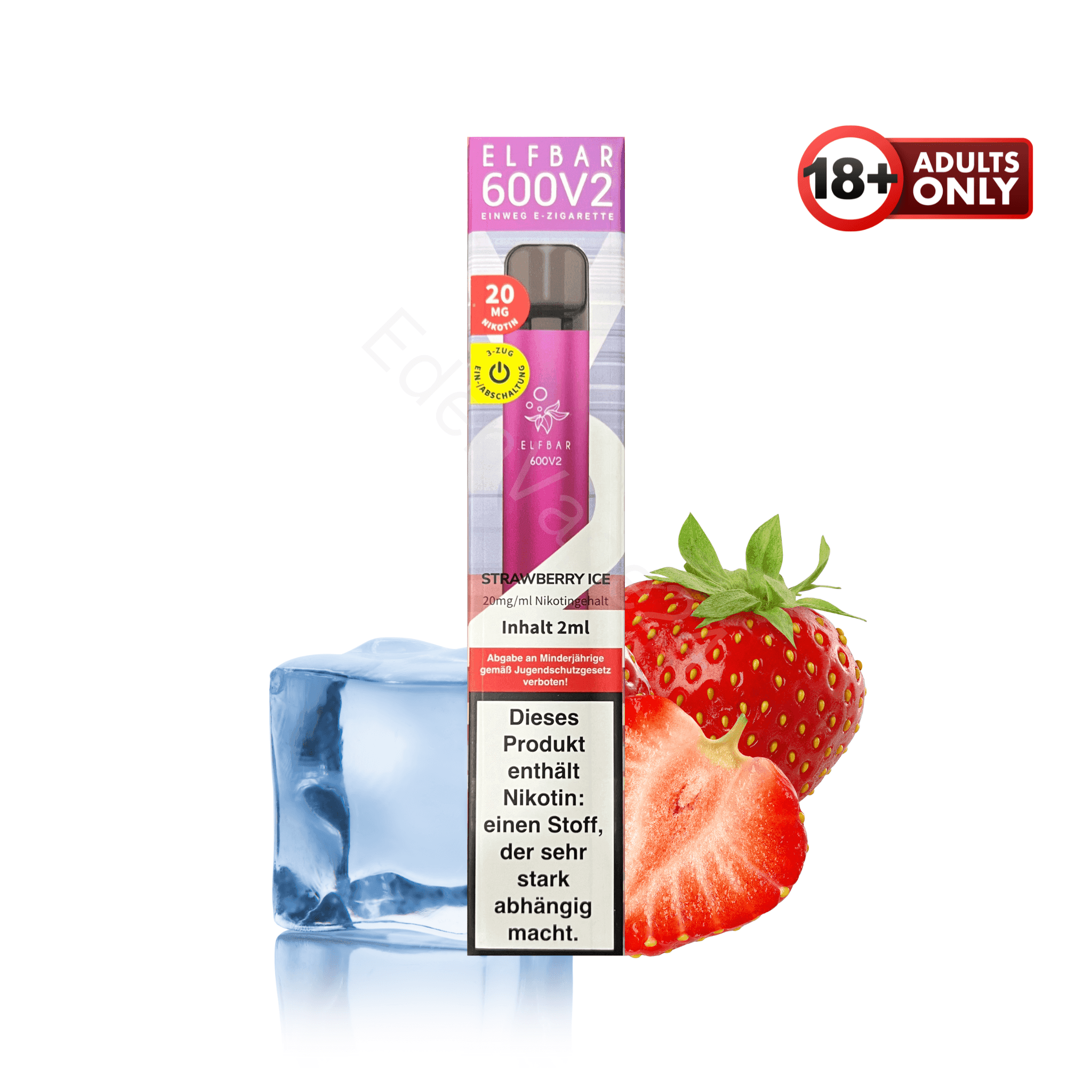 Elfbar V2 - Strawberry Ice - EdenVape24